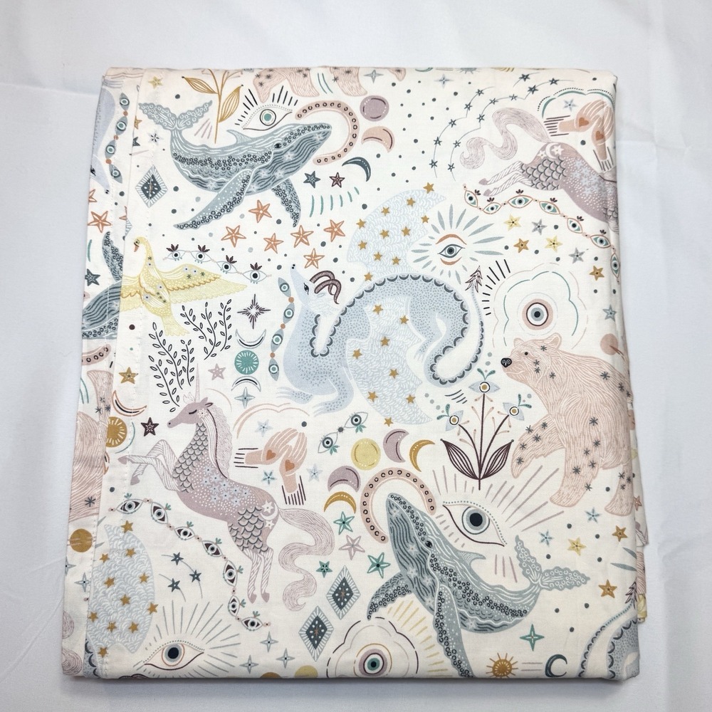 Crate&Kids x Jeremiah Brent Arline Organic Cotton Queen Flat Sheet